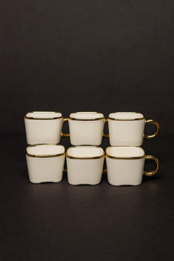 Royal Elegance 6-Piece Luxury Mug Set