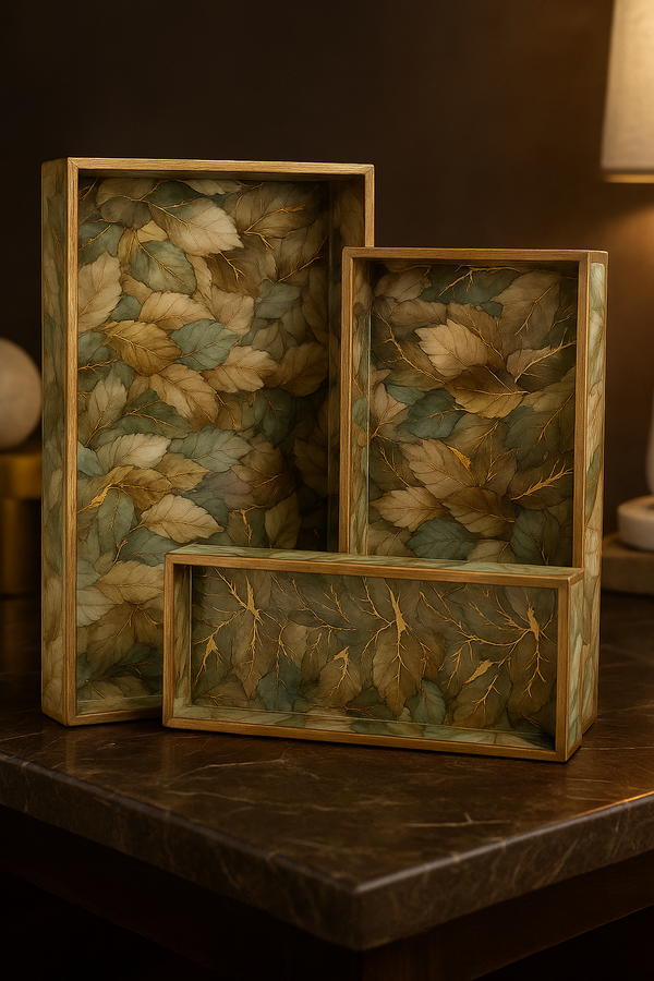 Everleaf Artisan Tray Set (Set of 3)