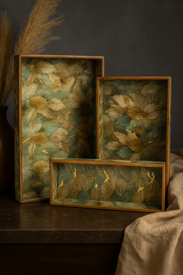 Everleaf Artisan Tray Set (Set of 3)