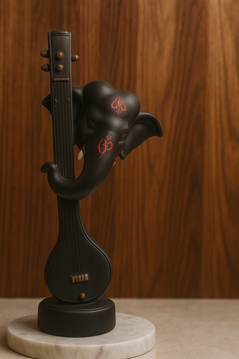 “Om Veena Ganesh – Luxe Ebony Edition”