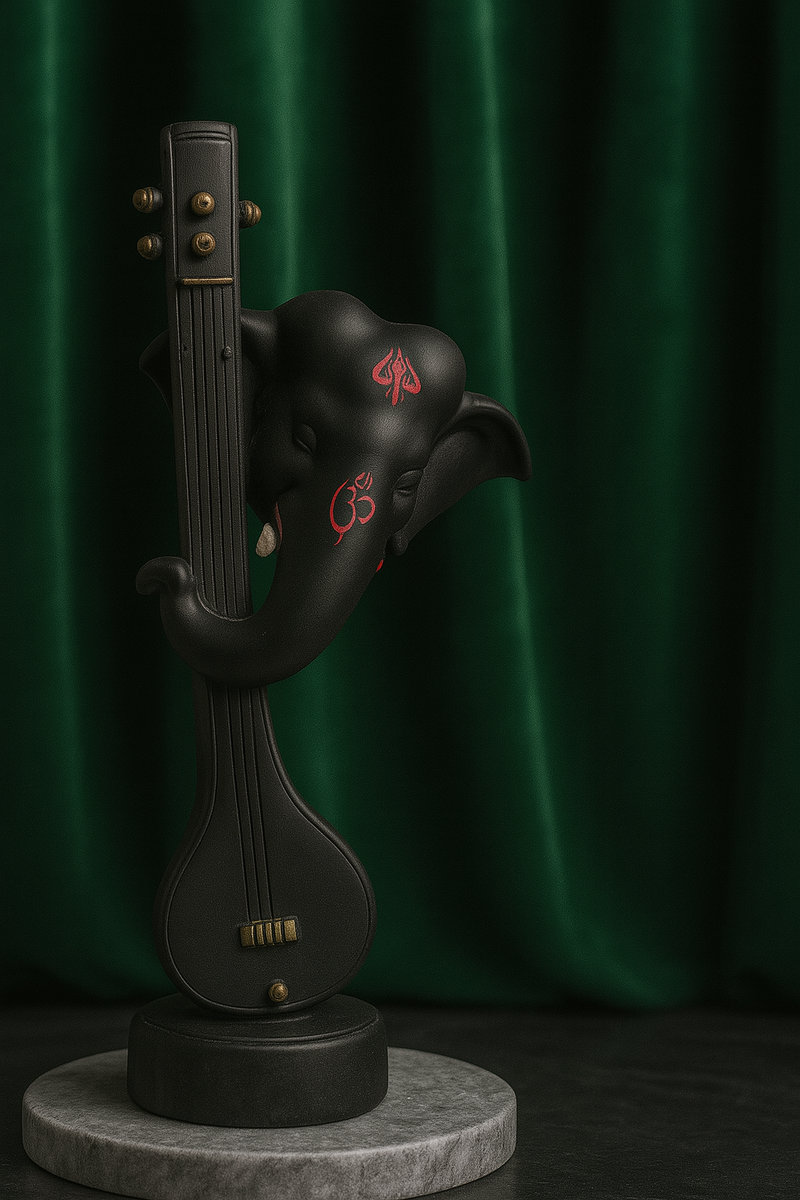 “Om Veena Ganesh – Luxe Ebony Edition”